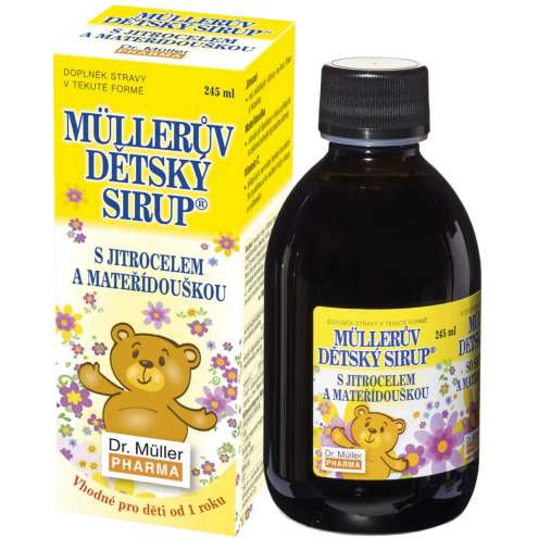 DR.MULLER PHARMA dětský sirup s jitrocelem a mateříd.245ml